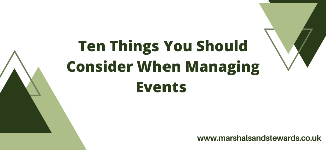 Top Event Tips