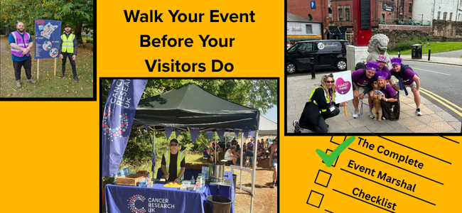 Event marshal checklist